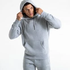BOXRAW Men Johnson Hoodie - Grey Clothing 10 BOXRAW Men Johnson Hoodie - Grey Clothing