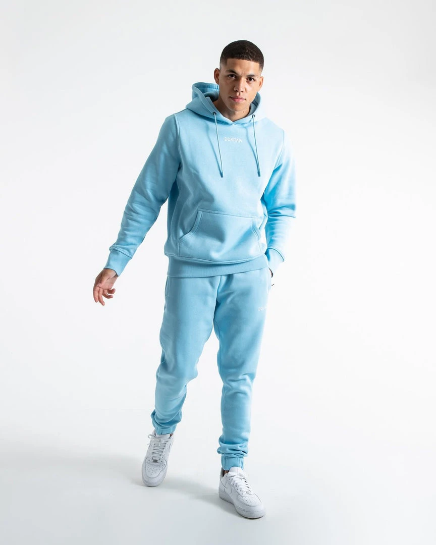 BOXRAW Men Johnson Hoodie - Baby Blue Clothing 2 BOXRAW Men Johnson Hoodie - Baby Blue Clothing