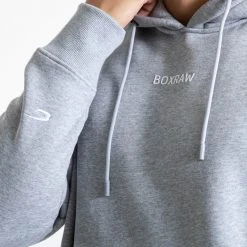 BOXRAW Men Johnson Hoodie - Grey Clothing 13 BOXRAW Men Johnson Hoodie - Grey Clothing