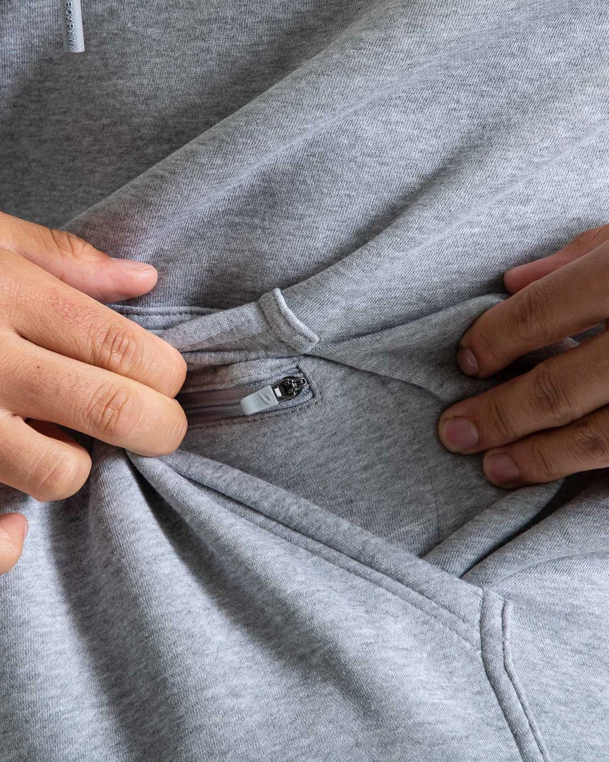 BOXRAW Men Johnson Hoodie - Grey Clothing 8 BOXRAW Men Johnson Hoodie - Grey Clothing