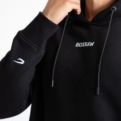 BOXRAW Men Johnson Hoodie - Black Clothing