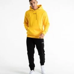 BOXRAW Men Clothing Johnson Hoodie - Yellow