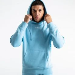 BOXRAW Men Johnson Hoodie - Baby Blue Clothing 11 BOXRAW Men Johnson Hoodie - Baby Blue Clothing