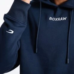 BOXRAW Men Johnson Hoodie - Navy Clothing