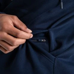 BOXRAW Men Johnson Hoodie - Navy Clothing