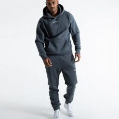 BOXRAW Men Clothing Johnson Hoodie - Charcoal