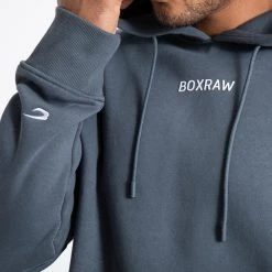 BOXRAW Men Clothing Johnson Hoodie - Charcoal 13 BOXRAW Men Clothing Johnson Hoodie - Charcoal
