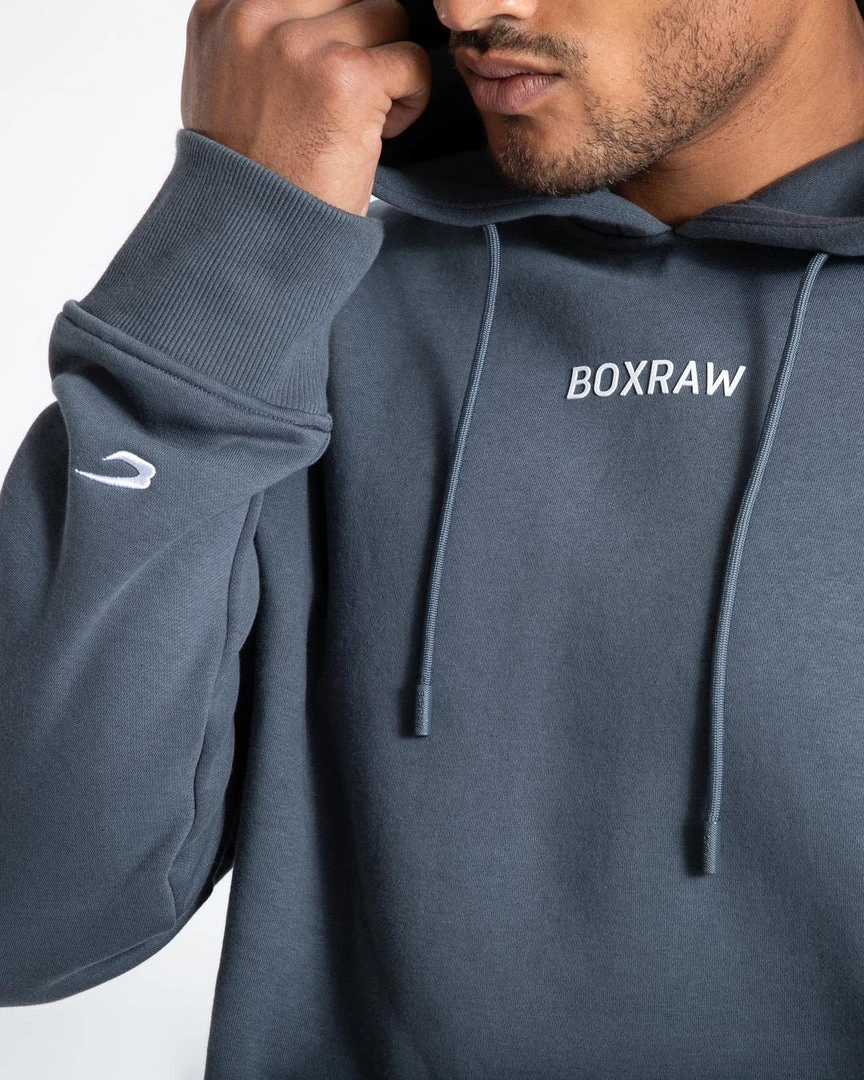 BOXRAW Men Clothing Johnson Hoodie - Charcoal 6 BOXRAW Men Clothing Johnson Hoodie - Charcoal