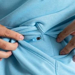 BOXRAW Men Johnson Hoodie - Baby Blue Clothing 15 BOXRAW Men Johnson Hoodie - Baby Blue Clothing