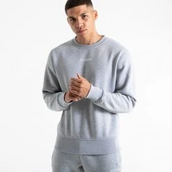 BOXRAW Men Johnson Sweatshirt - Grey Clothing