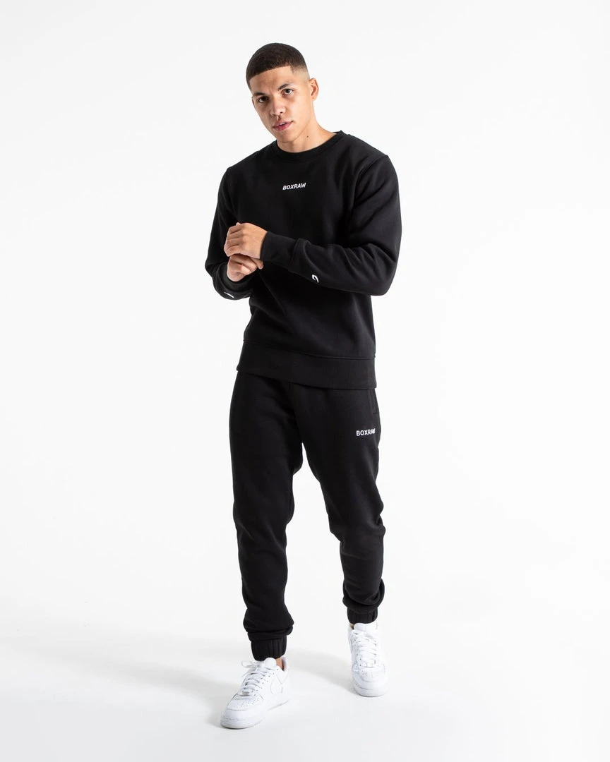 BOXRAW Men Johnson Sweatshirt - Black 2 BOXRAW Men Johnson Sweatshirt - Black