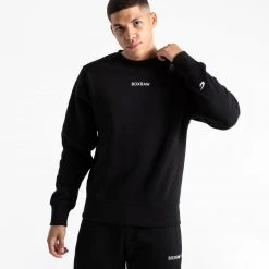 BOXRAW Men Johnson Sweatshirt - Black 12 BOXRAW Men Johnson Sweatshirt - Black