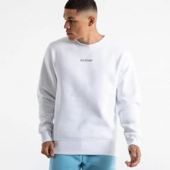 BOXRAW Men Clothing Johnson Sweatshirt - White 11 BOXRAW Men Clothing Johnson Sweatshirt - White
