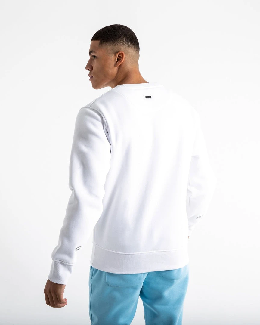 BOXRAW Men Clothing Johnson Sweatshirt - White 6 BOXRAW Men Clothing Johnson Sweatshirt - White