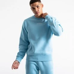 BOXRAW Men Johnson Sweatshirt - Baby Blue