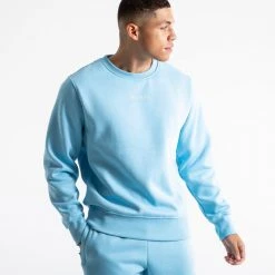 BOXRAW Men Johnson Sweatshirt - Baby Blue
