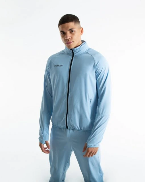 BOXRAW Men Robinson Jacket - Baby Blue 1 BOXRAW Men Robinson Jacket - Baby Blue