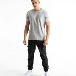 BOXRAW Men Strike T-Shirt - Grey Marl