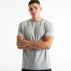 BOXRAW Men Strike T-Shirt - Grey Marl