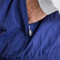 BOXRAW Men Walker Track Jacket - White/Navy Clothing