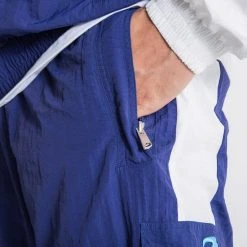 BOXRAW Men Walker Track Bottoms - White/Navy