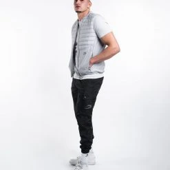 BOXRAW Men Nelson Gilet - Light Grey New Releases