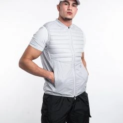 BOXRAW Men Nelson Gilet - Light Grey New Releases
