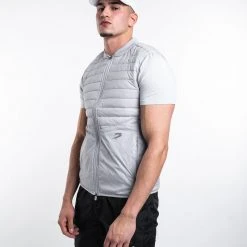 BOXRAW Men Nelson Gilet - Light Grey New Releases