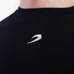 BOXRAW Men Oversized Strike T-Shirt - Black