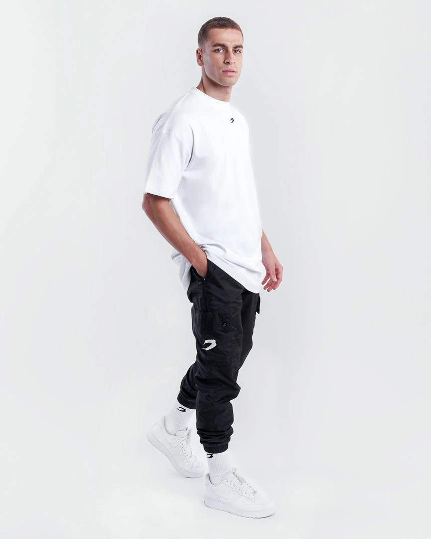 BOXRAW Men Oversized Strike T-Shirt - White Clothing 2 BOXRAW Men Oversized Strike T-Shirt - White Clothing