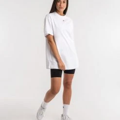 BOXRAW Women Oversized Strike T-Shirt - White Clothing 11 BOXRAW Women Oversized Strike T-Shirt - White Clothing