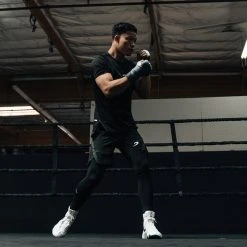 BOXRAW Men Pep Shorts (2-In-1 Training Tights) - Black Boxing Essentials