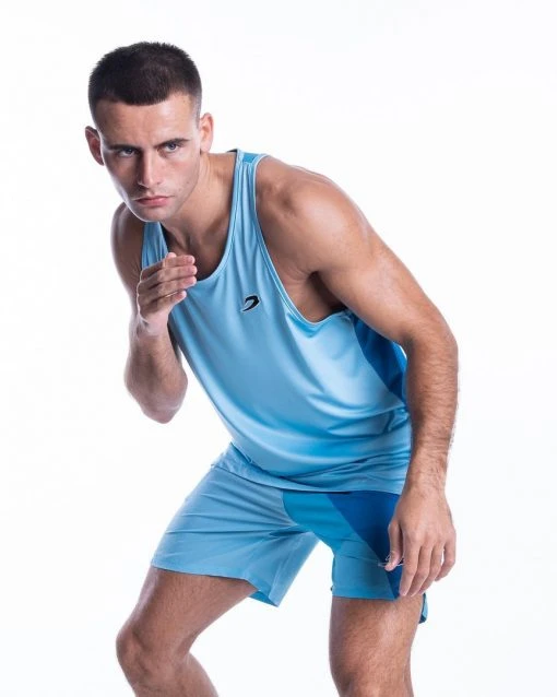 BOXRAW Men Ramos Tank - Blue New Releases 5 BOXRAW Men Ramos Tank - Blue New Releases