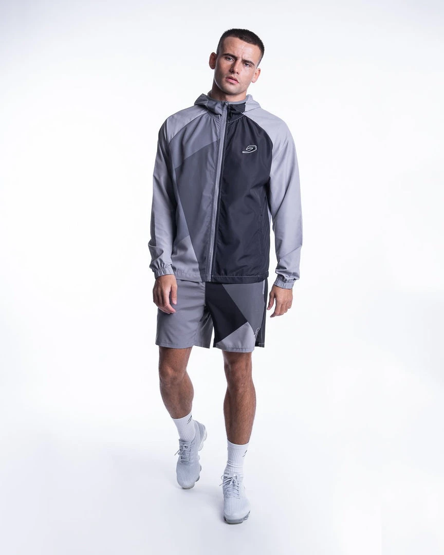 BOXRAW Men New Releases Ramos Windbreaker Jacket - Charcoal 10 BOXRAW Men New Releases Ramos Windbreaker Jacket - Charcoal