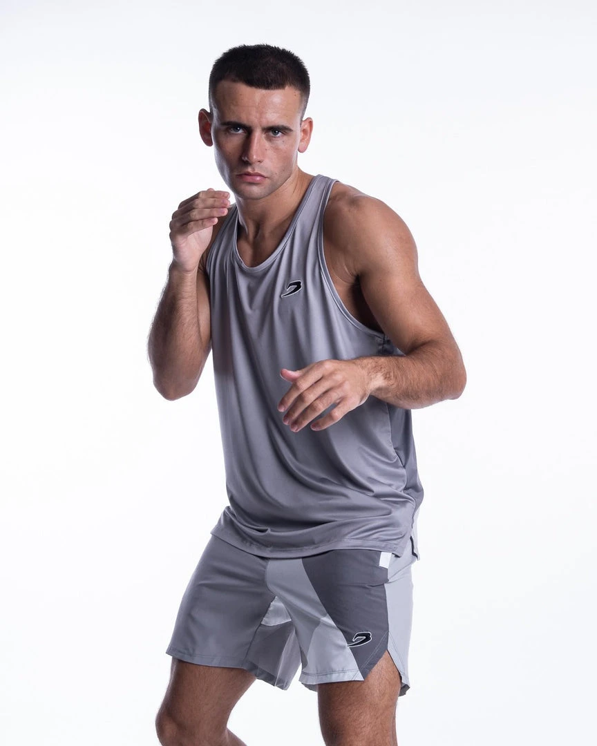 BOXRAW Men Ramos Tank - Grey 3 BOXRAW Men Ramos Tank - Grey