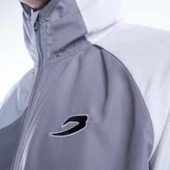 BOXRAW Men Ramos Windbreaker Jacket - Grey New Releases