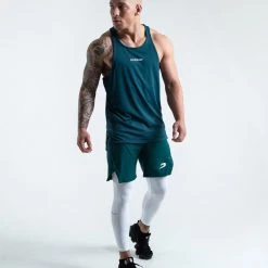 BOXRAW Men Clothing SMRT-TEC Stringer Tank - Green