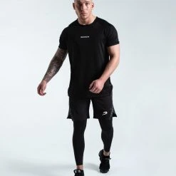 BOXRAW Men Clothing SMRT-TEC T-Shirt - Black