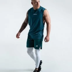 BOXRAW Men Clothing SMRT-TEC Muscle Tank - Green