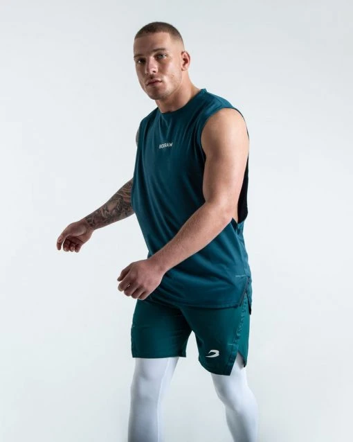 BOXRAW Men Clothing SMRT-TEC Muscle Tank - Green