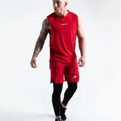 BOXRAW Men Clothing SMRT-TEC Muscle Tank - Red 18 BOXRAW Men Clothing SMRT-TEC Muscle Tank - Red