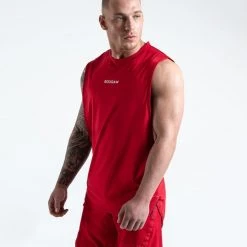 BOXRAW Men Clothing SMRT-TEC Muscle Tank - Red