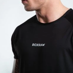 BOXRAW Men Clothing SMRT-TEC T-Shirt - Black