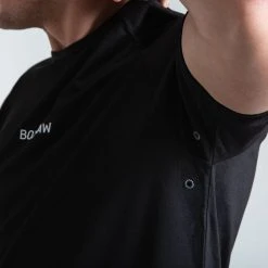 BOXRAW Men Clothing SMRT-TEC T-Shirt - Black