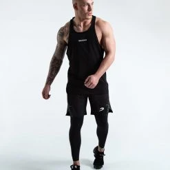 BOXRAW Men SMRT-TEC Stringer Tank - Black Clothing 16 BOXRAW Men SMRT-TEC Stringer Tank - Black Clothing