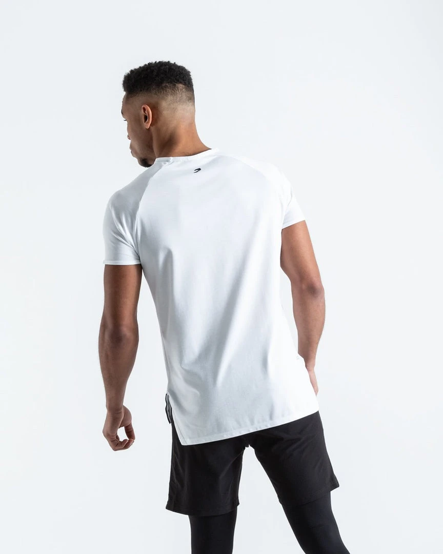 BOXRAW Men Clothing SMRT-TEC T-Shirt - White 9 BOXRAW Men Clothing SMRT-TEC T-Shirt - White