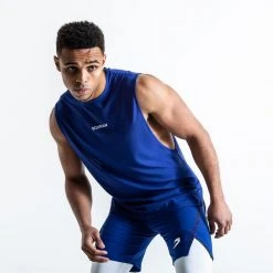 BOXRAW Men SMRT-TEC Muscle Tank - Blue Clothing 13 BOXRAW Men SMRT-TEC Muscle Tank - Blue Clothing