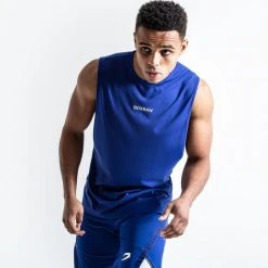 BOXRAW Men SMRT-TEC Muscle Tank - Blue Clothing 14 BOXRAW Men SMRT-TEC Muscle Tank - Blue Clothing