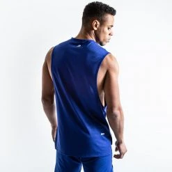 BOXRAW Men SMRT-TEC Muscle Tank - Blue Clothing 15 BOXRAW Men SMRT-TEC Muscle Tank - Blue Clothing