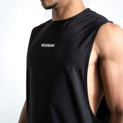 BOXRAW Men SMRT-TEC Muscle Tank - Black Best Sellers